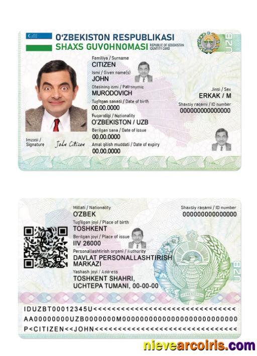 Uzbekistan ID card